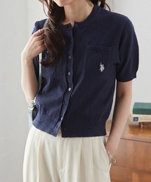 U.S. POLO ASSN.（ユーエスポロアッスン） カーディガン 半袖 RANAN