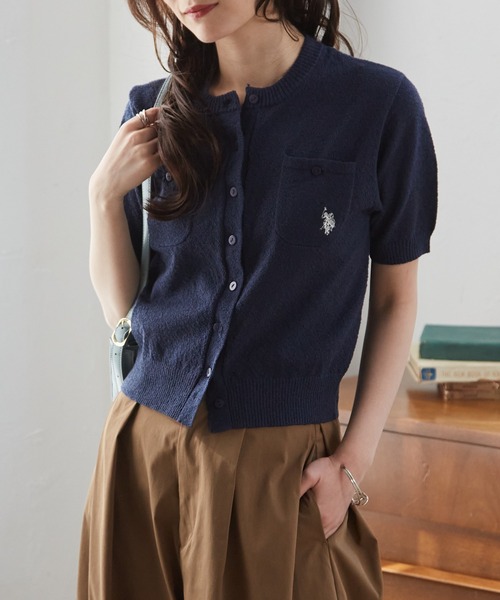 U.S. POLO ASSN.（ユーエスポロアッスン） カーディガン RANAN/solleim 