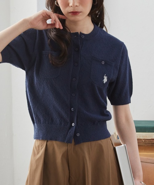 U.S. POLO ASSN.（ユーエスポロアッスン） カーディガン RANAN/solleim