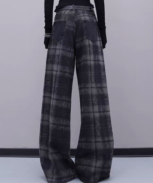 Sibra（シブラ） ワイドパンツ ジーンズ デニム デニムパンツ バイ