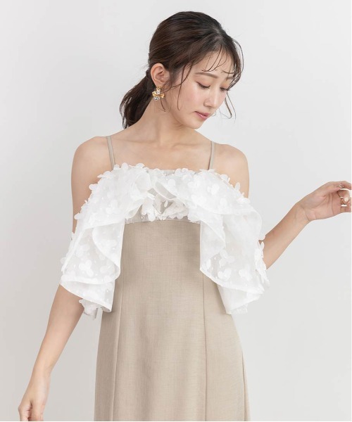 ワンピース Flower Bed Dress RANDA ワンピース 「Flower Collection」3Dフラワーマーメード