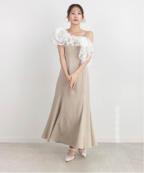 ワンピース Flower Bed Dress RANDA ワンピース 「Flower Collection」3Dフラワーマーメード