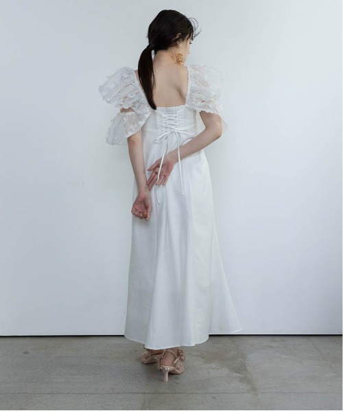 ワンピース Flower Bed Dress RANDA ワンピース 「Flower Collection」3Dフラワーマーメード