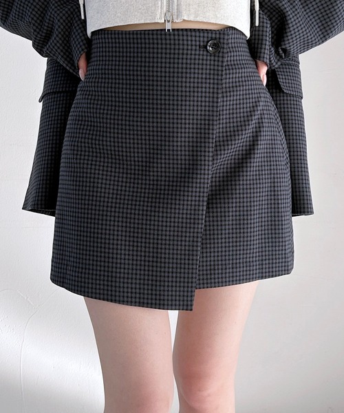 Heather（ヘザー） スカート ラップデザインミニスカート 314538