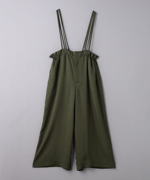 セール】-high-end- collarless jumpsuit（つなぎ/オールインワン 