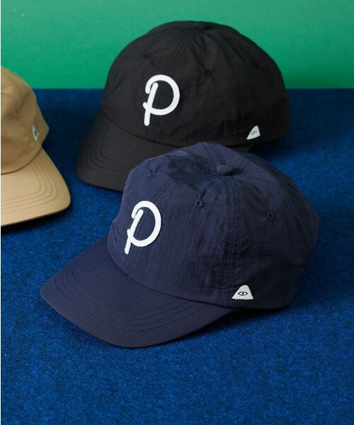 POLeR アウトドアスタッフ　ポーラーロゴ ベースボールキャップ アイボリー POLeR キャップ 帽子 × FREAK'S STORE/ポーラー フリークス