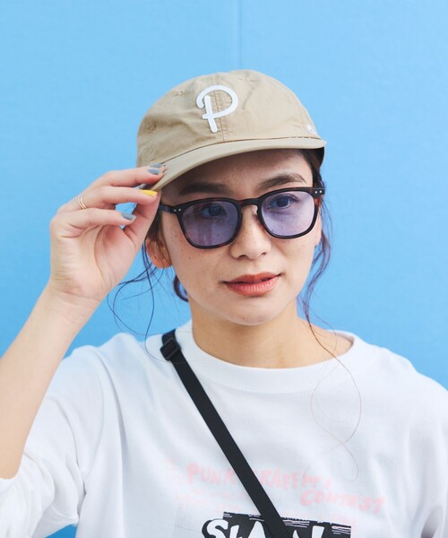 POLeR アウトドアスタッフ　ポーラーロゴ ベースボールキャップ アイボリー POLeR キャップ 帽子 × FREAK'S STORE/ポーラー フリークス