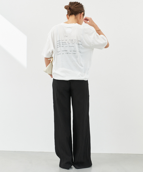 tシャツ *「ANINE BING/アニン ビン」WALKER TEE LYRICS