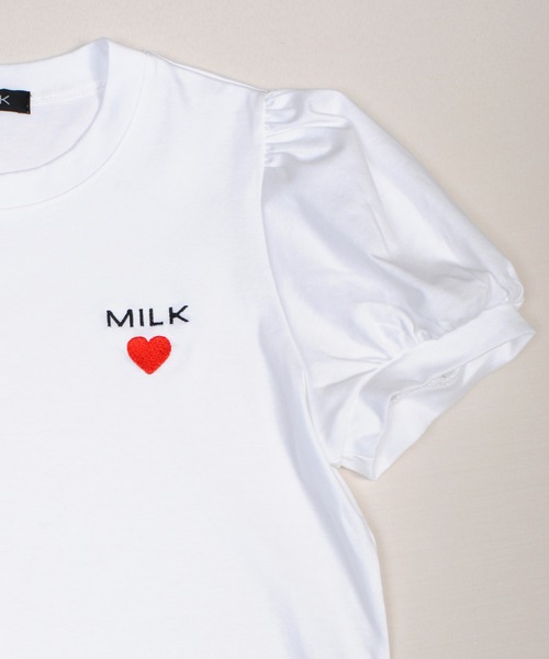 MILK tシャツ Girls パフ Tシャツ レディース : ZOZOTOWN Yahoo