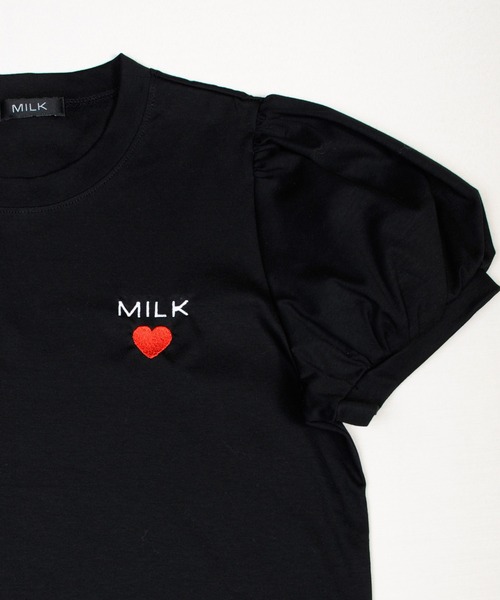 tシャツ MILK スパーク Tシャツ レディース 早い者勝ち 大人気 X-girl MILK CROWN SPLASH S/S TEE 背面GOOD