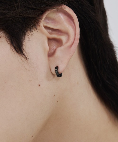 WYZ ピアス 「 金属アレルギー対応 」シンプルフープピアス サージカル