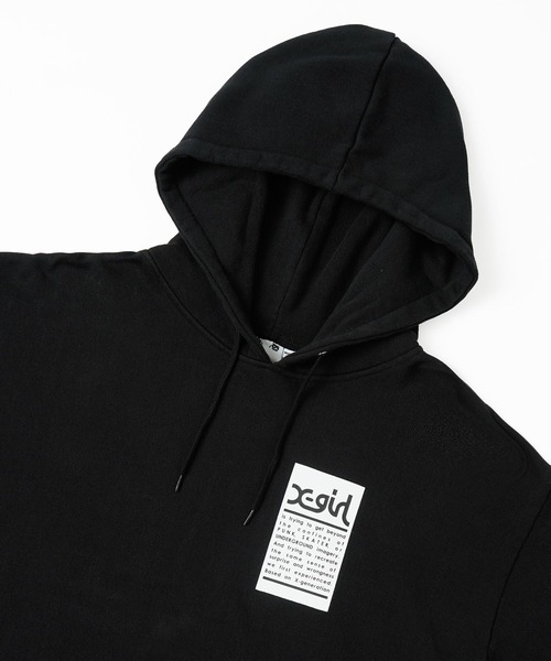 「 」 プルオーバーパーカー X-LARGE ブラック レディース X-girl 「X-girl」 プルオーバーパーカー M ブラック レディース