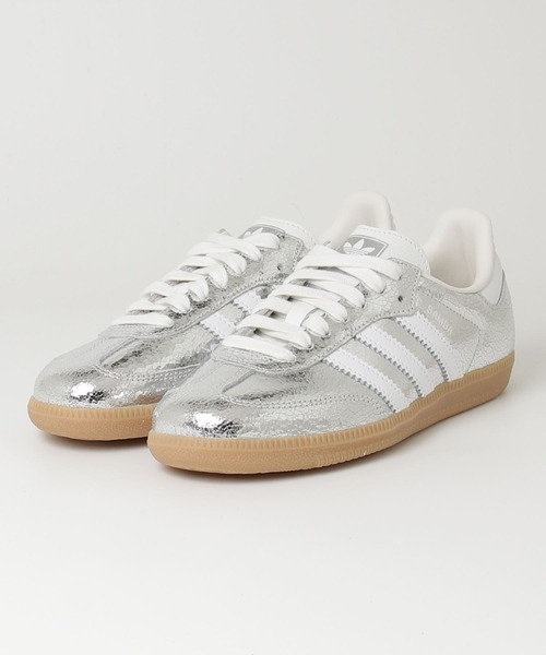 アディダス サンバ OG ホワイト/シルバー 25cm adidas Samba OG Shoes - White | Free Shipping with adiClub