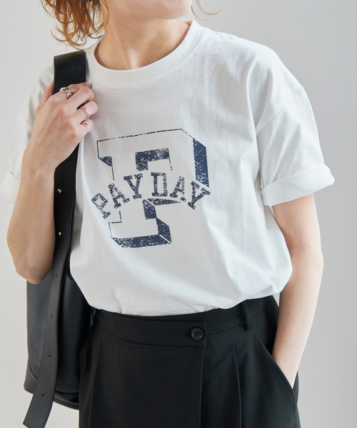 スピック&スパン　PAYDAY 半袖Tシャツ Spick＆Span tシャツ PAYDAY/ペイデイ パックT レディース