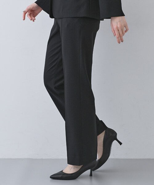 INDIVI（インディヴィ） パンツ 「洗える／夏スーツ」ミニ千鳥柄