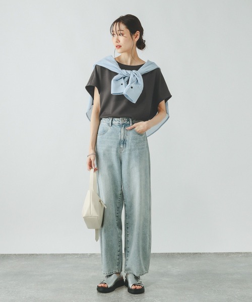 おしゃれ 長袖 薄手 ブラウス パンツ セット リラックス セットアップ 「ブラウス＋パンツ」リラックスセットアップ