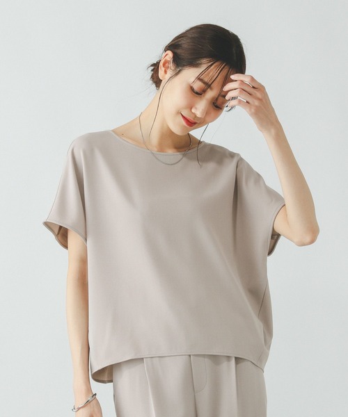 おしゃれ 長袖 薄手 ブラウス パンツ セット リラックス セットアップ 「ブラウス＋パンツ」リラックスセットアップ