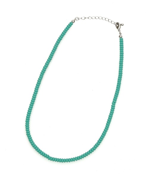 ネックレス an meets zakka ガラスビーズネックレス(40cm) レディース