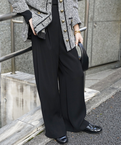 Deuxieme Classe fineパンツ　34サイズ Deuxieme Classe 「Deuxieme Classe」 パンツ 34 ブラック