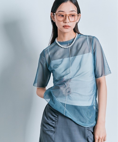tシャツ シアードッキングトップス レディース sakishimatokyo tシャツ シアートップス レディース : ZOZOTOWN