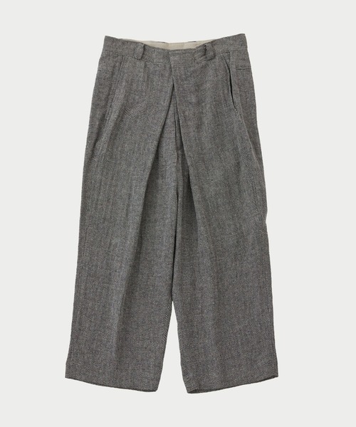 URU（ウル） パンツ 「URU TOKYO」FRONT TUCK PANTS メンズ : ZOZOTOWN