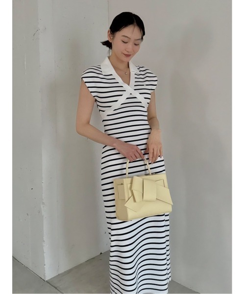 FRAY I.D 「FRAY I.D」 ニットワンピース 0 ベージュ レディース