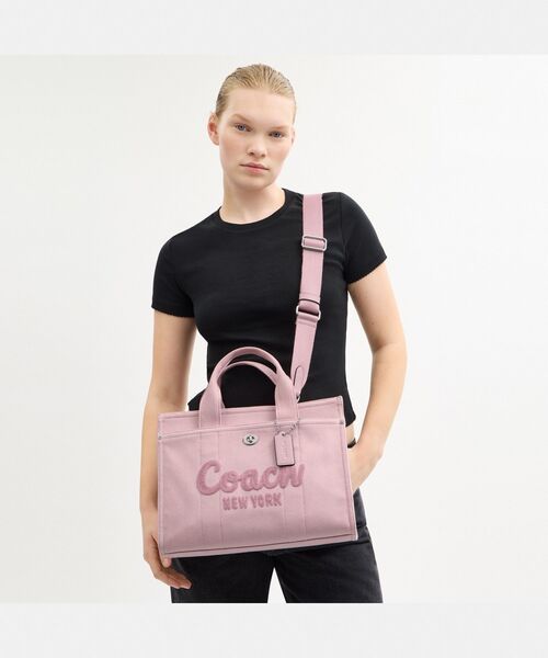 Coach●カーゴ レディース トートバッグPurple 日本限定】カーゴ トート バッグ 26・タイ ダイ | COACH