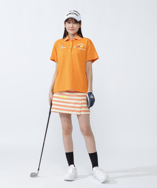 ポロシャツ ポロ 「PEARLY GATES」Pe格子サッカー半袖ポロシャツ 「Relaxシリーズ」 レディース PEARLY GATES ポロシャツ ポロ 「PEARLY GATES」Pe格子サッカー