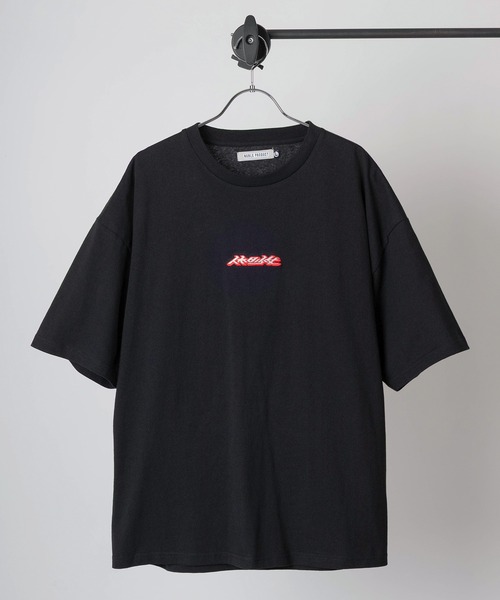 tシャツ 「84」「休日少女」 和柄デザイン 刺繍ミックス バック