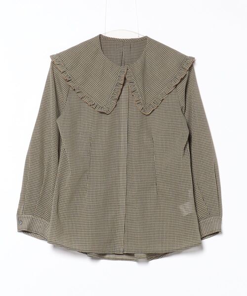 「LANVIN en Bleu」 長袖ブラウス 38 イエロー レディース