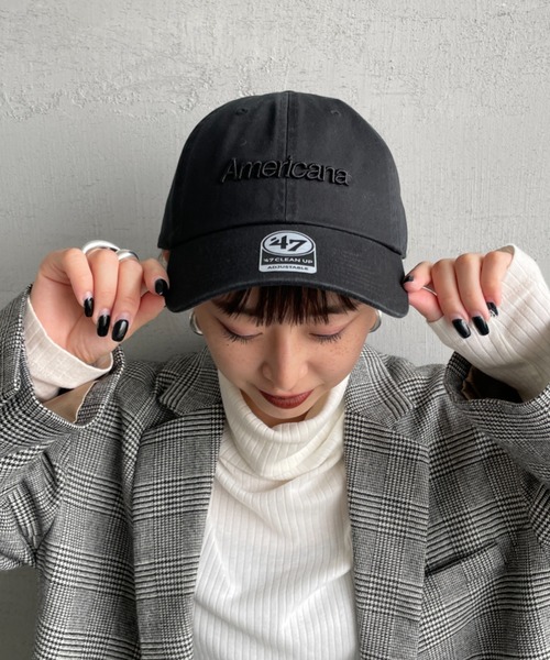 【新品未使用】☆AMERICANAアメリカーナ☆ロゴ刺繍キャップ♪タグ付き Americana/アメリカーナ] ロゴ刺繍キャップ（キャップ