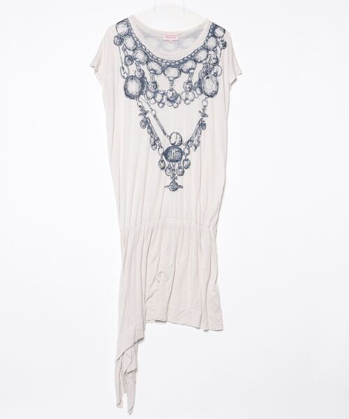 Vivienne Westwood RED LABEL 半袖ワンピース サイズ2 Vivienne Westwood red label 「Vivienne label」 半袖