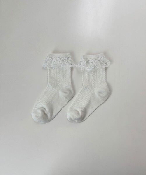 ANY（エニィ） 靴下 「3点セット」ソックス （ガーリー音符） キッズ