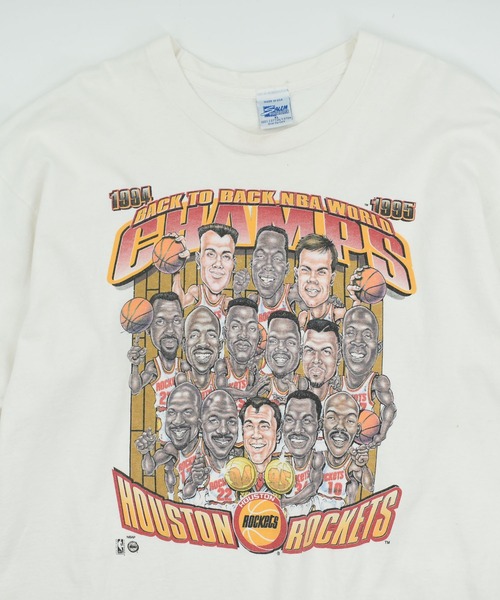 VINTAGE tシャツ 「USED」90's SALEM “NBA Houston Rockets” バスケ T