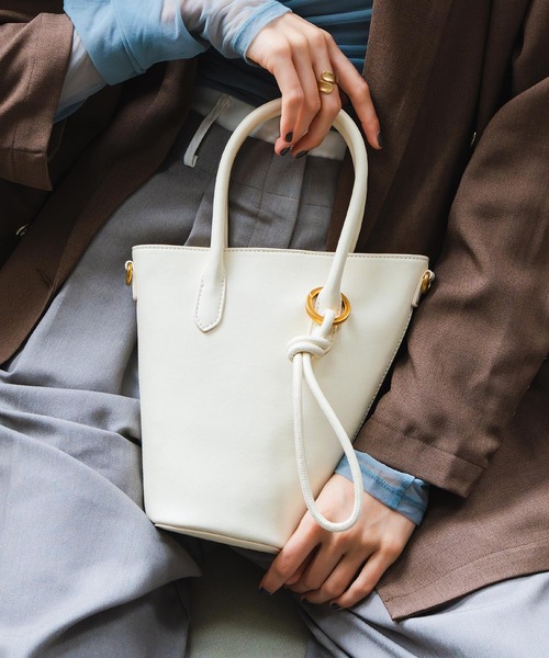 LA MARGE ショルダーバッグ バッグ 「本革」 2WAY バケツ型