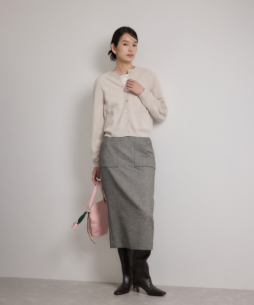 22AW　ebure グレンチェックタイトスカート 22AW ebure グレンチェックタイトスカート - メルカリ