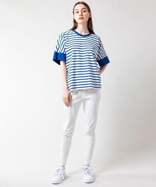 「LACOSTE」 チノパンツ 34 ライトブラウン レディース