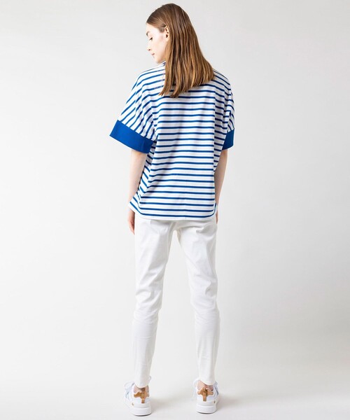 「LACOSTE」 チノパンツ 34 ライトブラウン レディース