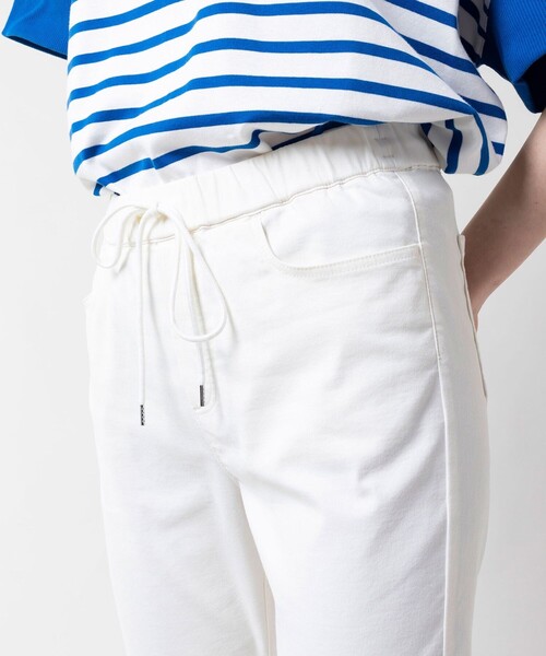 「LACOSTE」 チノパンツ 34 ライトブラウン レディース