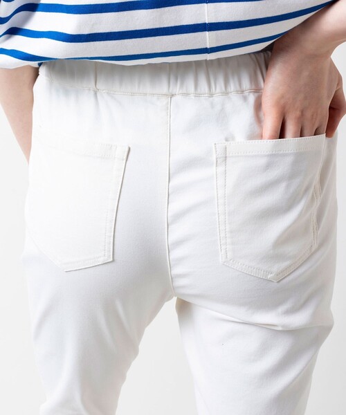「LACOSTE」 チノパンツ 34 ライトブラウン レディース