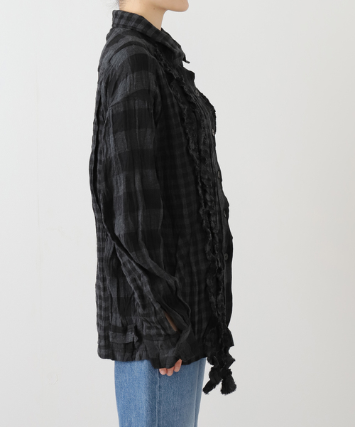 Open YY(オープンワイワイ) RUFFLE POLO SHIRT Open YY(オープンワイワイ) RUFFLE POLO SHIRT