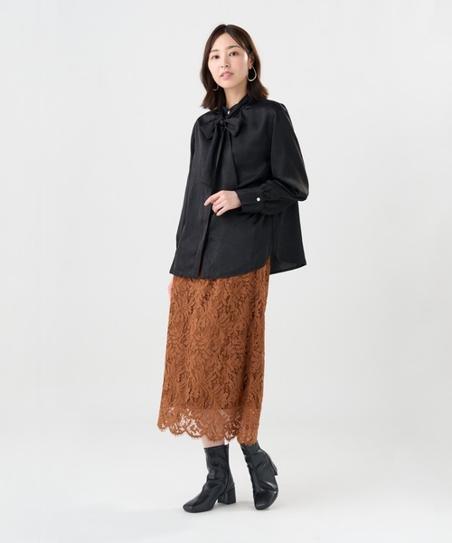 BRICK HOUSE by TOKYO SHIRT ブラウス シャツ クラッシュスエード