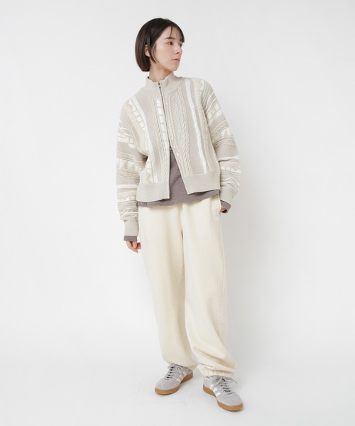 RNA-N（アールエヌエーエヌ） カーディガン K2731 3DニットZIP UP