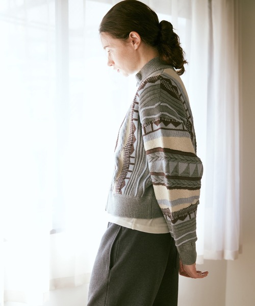 RNA-N（アールエヌエーエヌ） カーディガン K2731 3DニットZIP UP