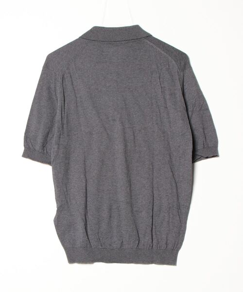 JOHN SMEDLEY（ジョンスメドレー） 半袖ニット S グレー メンズ