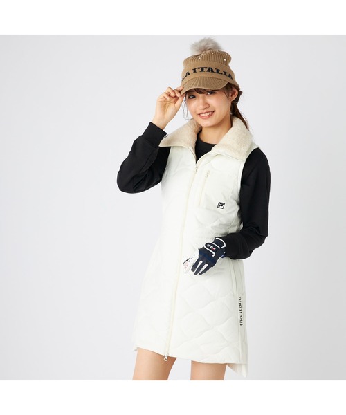 FILA GOLF ワンピース フィラゴルフ ゴルフウェア ワンポイント ロゴ