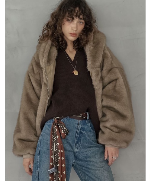 リエディー　フォーファーフーディーブルゾン　2025 Re:EDIT（リエディ） ブルゾン アウター 「2025AW COLLECTION」フォー