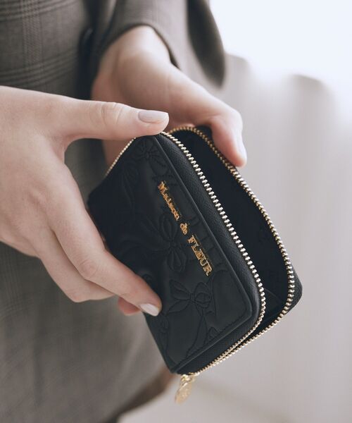 Maison de FLEUR（メゾンドフルール） カードケース リボン