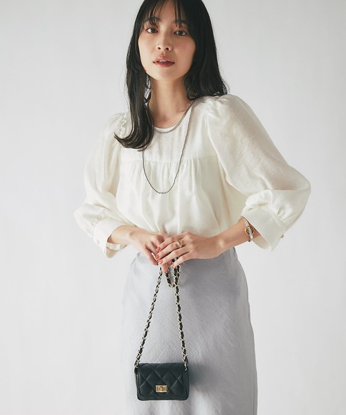 La boutique Bonbon（ラブティックボンボン） 7分袖ブラウス FREE la boutique bonbon ピンクブラウス