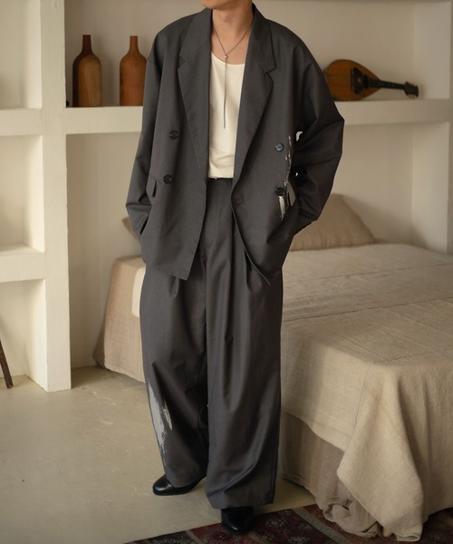 epnok スラックス MEDIUM チャコールグレー メンズ : ZOZOTOWN Yahoo